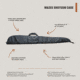 HALF RACK Wazee Long Gun Large Case, Shotgun, Black, HR1002