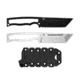 Halfbreed Blades Compact Field SW Tanto Fixed Blade Knife, 8.13in Overall, 4in Stonewash VG-10 Stainless Tanto Blade, Skeletonized Handle, Plastic Sheath, CFK-03