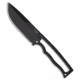 Halfbreed Blades Halfbreed Blades Compact Field Knife Drop Point Black PVD Steel 4" Black PVD, Black, VG10, adult, BHQ-187589