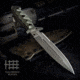 Halfbreed Blades Medium Infantry Knife BLK ODG
