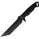 Halfbreed Blades Medium Infantry K110 Steel Fixed Blade Knife, 6.69in, Bohler K110, Black Teflon Tanto Blade, Black G10 Handle, MIK-05P BLK
