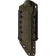 Halfbreed Blades Medium Infantry K110 Steel Fixed Blade Knife, 6.69in, Bohler K110, OD Green Teflon Tanto Blade, Black G10 Handle, MIK-05P BLK OD BLK