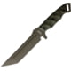 Halfbreed Blades Medium Infantry K110 Steel Fixed Blade Knife, 6.69in, Bohler K110, OD Green Teflon Tanto Blade, OD Green G10 Handle, MIK-05P OD