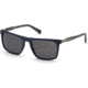 Harley Davidson Eyewear HD0934X Sunglasses - Matte Blue Frame, Smoke Lenses, 55 mm Lens Diameter HD0934X5591A