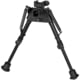 Harris Engineering Picatinny Self Level Sporting BiPod with Hinged Base, 6-9 in, Black, S-BR2P