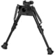 Harris Engineering Picatinny Sporting BiPod with Hinged Base, 6-9 in, Black, S-BRP