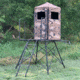 Hawk Treestands Scout Floor w/ 5ft Tower, Black, HWK-SCFLR-5C