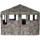 Hawk Treestands Warrior XL Hunting Blinds with Shadow Mesh Technology, Camo/Blackout, HWK-DOX-WR200XL