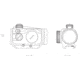 Hawke Sport Optics Vantage 1x30mm Red Dot Sight w/ Weaver Rail, Black, 12104