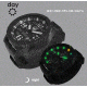 Hazard 4 Heavy Water Diver Nightwatch B Unisex Analog Watch, 50mm, Black, Nylo, HWD-TIPV-KW-GGYG