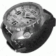 Hazard 4 HeavyWater Diver Titanium Tritium Dive Watch,White Dial,Black Graphics,Green Bezel,Nylon Strap WAT-HWD-TI-WK-GGYG