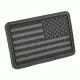 Hazard 4 Right Arm USA Flag Patch, Black, PAT-USA-R-BLK