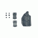 Hazmat Holster Works LB1 Glock 19/17 with Inforce APLc IWB/AIWB Kydex Right Hand Holster, Black, LB1-Glock-19-17-APLc-0001A, EDEMO3