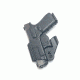 Hazmat Holster Works NV3 Glock 9/40 IWB/AIWB Kydex Ambidextrous Holster, Black, NV3-Glock-9-40-0001