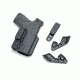 Hazmat Holster Works NV3 Smith and Wesson Shield 9/40 IWB/AIWB Kydex Ambidextrous Holster, Black, NV3-Shield-9-40-0001