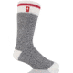 Heat Holders Jeffrey Cream Block Twist Crew Sock - Mens, Charcoal, US 7-12, HHM01034