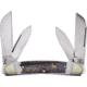 Hen &amp; Rooster 4 Blade Deer Stag Folding Knife,Stainless Steel,Standard Edge,Pen and Sheepsfoot,Mirror Polish,Deer Stag Handle HR264DS