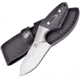 Hen &amp; Rooster Fixed Blade Black Pakkawood Knife, 2.63 mirror finish stainless blade, Black pakkawood handle, HR-013M