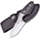 Hen &amp; Rooster Fixed Blade Black Pakkawood Knife, 2.63" mirror finish stainless blade, Black pakkawood handle, HR-013M