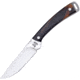 Hen &amp; Rooster Fixed Blade Ox Horn Knife, 3.25 mirror finish 440 stainless blade, Ox horn handle, HR-5019OX