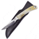 Hen &amp; Rooster Fixed Blade Ox Horn Knife, 3 satin finish stainless blade, Ox horn handle, HR-5025OX
