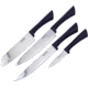 Hen &amp; Rooster Kitchen Set Black ABS Knife, Black ABS handle, HRI-064B