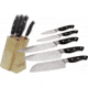 Hen &amp; Rooster Kitchen Set Knife, Black ABS handle, HRI-062