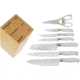 Hen &amp; Rooster Kitchen Set Wood Block