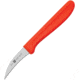HENCKELS ZWILLING Twin Master Bird's Beak Peeler Knife, 6.63in Overall, 2.25in Satin Finish Stainless Blade, Orange Plastic Handle, Bulk Packed, 32100-066 BULK