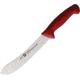 HENCKELS ZWILLING Twin Master Pro Butcher Knife, 13.5in Overall, 8in Satin Finish Stainless Blade, Red Plastic Handle, 32106-203