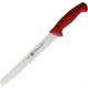 HENCKELS ZWILLING Twin Master Slicer Knife, 15.5in Overall, 10in Satin Finish Stainless Blade, Red Plastic Handle, 32112-253