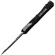 Heretic Knives Auto Colossus OTF Automatic Folding Knives, 3.5in, Stonewash Finish CPM MagnaCut Stainless Blade, Black Aluminum Handle w/ Black Traction Insert, H0392A