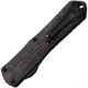Heretic Knives Auto Manticore E OTF Automatic Folding Knives, 3in, Black DLC Coated Elmax Steel Bowie Blade, Black/ Purple Camo Carbon Fiber Back Handle, H026B6APUCF