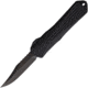 Heretic Knives Auto Manticore E OTF Automatic Folding Knives, 3in, Black DLC Coated Elmax Steel Bowie Blade, Black/ Purple Camo Carbon Fiber Back Handle, H026B6APUCF