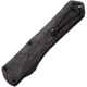 Heretic Knives Auto Manticore X OTF Automatic Folding Knives, 3.75in, Black DLC Coated Elmax Steel Blade, Black Anodized Aluminum Handle, H0336APUCF