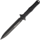 Heretic Knives Nephilim Fixed Blade Battle Fixed Blade Knife, 6.5in, Standard Edge, Black, Aluminum Handle H0034A