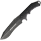 Heretic Knives Seraphim Fixed Blade Battle Fixed Blade Knife, 6.5in, Standard Edge, Black, Aluminum Handle H0024A