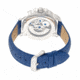 Heritor Automatic Bonavento Semi-Skeleton Leather-Band Watch, Silver/Blue, One Size, HERHR5603
