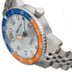 Heritor Automatic Dominic Bracelet Watch w/Date, Blue/Orange/Silver - Mens, HERHR9802