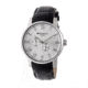 Heritor Mens Automatic Romulus Leather-Band Watch, Silver/Black HERHR6403