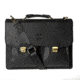 Hero Briefcase Eisenhower Series 275BLA Better Than Leather, Black HROB275BLA