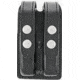 HERO'S PRIDE Airtek Bullets Out Double Magazine Case W/ Nickel Snaps, Plain, Medium, 1412PN-02
