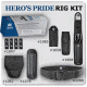 Heros Pride Pepper Spray Case - Closed - Small , mk2/mk3/mk6 , - Ballistic, Black 1058