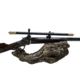 Hi-Lux Malcolm 6x Short Telescopic Rifle Scope, 18in, 3/4 Tube, Fine Cross Reticle with Micrometer Mount and Bases, Matte, Two-Tone Black/Brass, M634181B