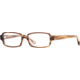 Hickey Freeman HF Amherst SEHF AMHE00 Single Vision Prescription Eyeglasses - Brown Stripe SEHF AMHE005445 BN