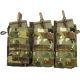 High Ground Gear 5.56 Drop Down Admin Pouch, Triple, Holds 3, Multi-Cam, HG-8174-1