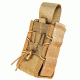 High Speed Gear Stun Gun Taco-MOLLE Pouch w/ HSGI Clips for PALS, Coyote Brown, 11SG00CB