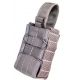 High Speed Gear Stun Gun Taco-MOLLE Pouch w/ HSGI Clips for PALS, Wolf Gray, 11SG00WG
