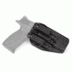 High Threat Concealment Smith &amp; Wesson M&amp;P Shield Spektre IWB Holster -Right Handed 9mm/.40, Black, HI2-SWMPS-R-DO-BL