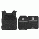 HighCom Armor TFO Series Rifle Armor Kit Plate Carrier w/Guardian 3S11 Super Lightweight UHMWPE Plates/10x12 Shooters Cut/10x12 Full Cut, Black, 2XL, RAK-2007281280